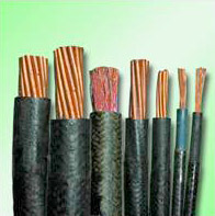 Rubber insulated fixed laying wires 